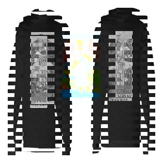 Tarjeta Del Tarot Templanza Creencias Ocultas Adivinación Magia In Mangas Camiseta de manga larga - Regaloses