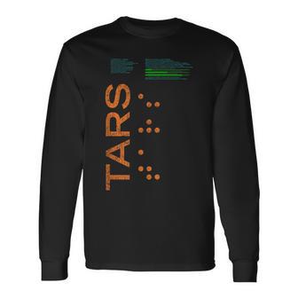 Tars Robot Pre-Distressed Interstellar Long Sleeve T-Shirt - Thegiftio UK