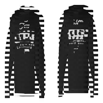 Team Coen ライフタイムメンバー 面白い名前 Coen 長袖Tシャツ - Kawaiitshirt