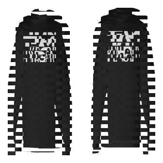 Team Hydrogenymbol H 燃料セル ハイブリッドカー クリーンエネルギー 長袖Tシャツ - Kawaiitshirt