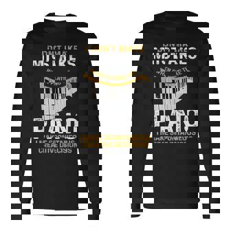 Teclado Pianista Divertido Música Músico Pianistas Amantes Camiseta de manga larga - Regaloses