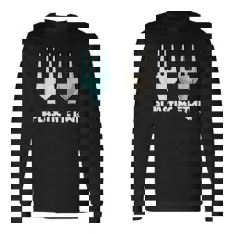 Tenedor De Metal De Plástico Divertido Heavy Metal Música Metalhead Humor Camiseta de manga larga - Regaloses