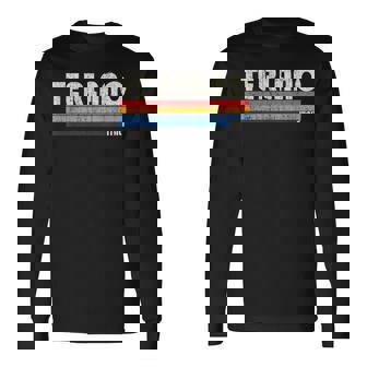 Terlano、イタリア レトロ 70年代80年代スタイル 長袖Tシャツ - Kawaiitshirt