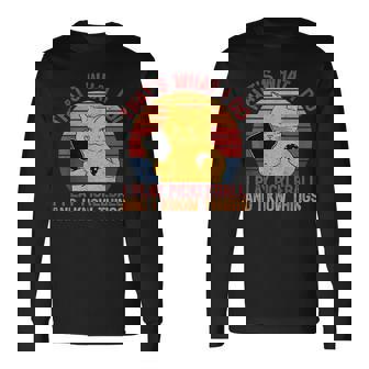 That's What I Do Cat Lovers パドルボールプレーヤー ピックルボール 長袖Tシャツ - Kawaiitshirt