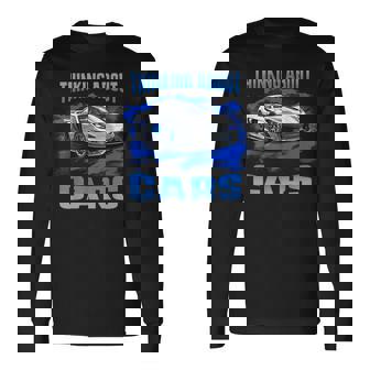 Thinking About Cars スー スポーツカー エキゾチック コンセプト ボーイズ 長袖Tシャツ - Kawaiitshirt