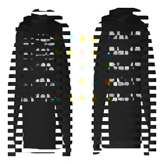 Tiny Birdies インコ 長袖Tシャツ - Kawaiitshirt