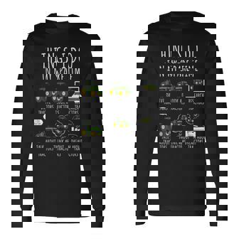 Tractors Things I Do In Mypare Time トラクター ファニー ファーマーズ 長袖Tシャツ - Kawaiitshirt