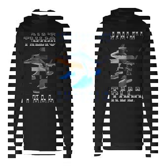 Tralalero Tralala イタリアンブレインレッドミーム 長袖Tシャツ - Kawaiitshirt