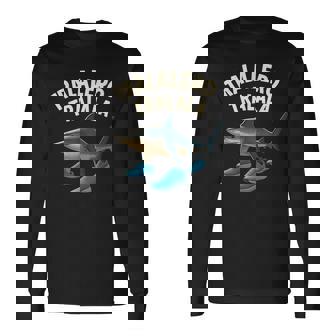 Tralalero Tralala イタリアンブレインロットミーム 長袖Tシャツ - Kawaiitshirt