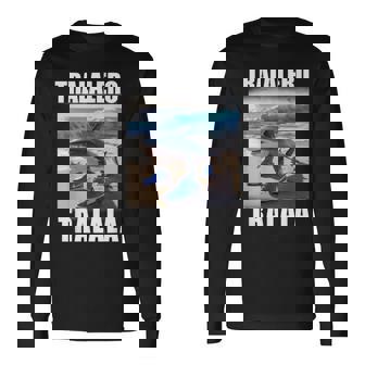 Tralalero Tralala Shark Italian Brain Rot Meme Long Sleeve T-Shirt - Thegiftio