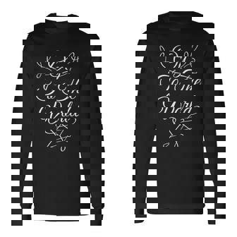 Trendy Oy To The World Holiday 長袖Tシャツ - Kawaiitshirt