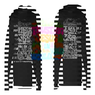 True North Vbs Trusting Jesus In A Wild World Summer Camp Long Sleeve T-Shirt - Thegiftio