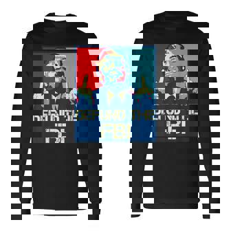 Trump Defund The Fbi ビンテージ プロトランプ 2024 愛国的 長袖Tシャツ - Kawaiitshirt