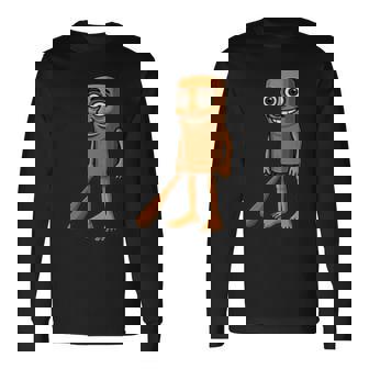 Tung Tung Tungahur Elegant Meme 長袖Tシャツ - Kawaiitshirt