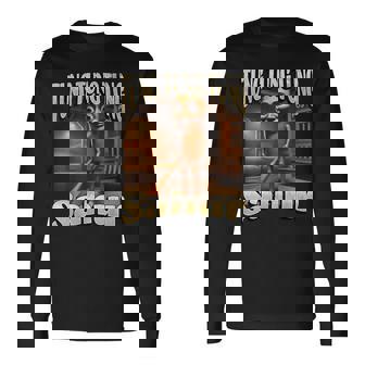 Tung Tungahur 面白いイタリアンブレインロットミームグラフィック 長袖Tシャツ - Kawaiitshirt