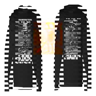 Tungahur イタリアンブレイン レッド ミーム 長袖Tシャツ - Kawaiitshirt