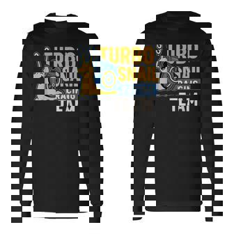 Turbo Caracol Racing Team Divertido Jdm Turbocompresor Dibujos Animados Camiseta de manga larga - Regaloses