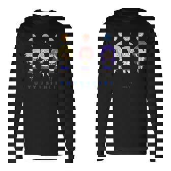 Tvアニメ「ゆゆ式」10周年記念 ＜ちびキャラデフォルメ＞ 長袖Tシャツ - Kawaiitshirt