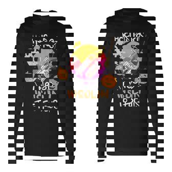 Type 1 Diabetes Hocus Pocus I Need Insulin To Focus Boys Long Sleeve T-Shirt - Monsterry