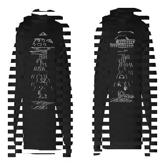 Ufo エイリアンアブダクション 長袖Tシャツ - Kawaiitshirt