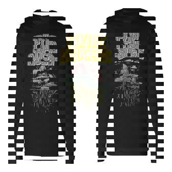 Ufo ロズウェルエイリアン空飛ぶ円盤おれは去りたい 長袖Tシャツ - Kawaiitshirt