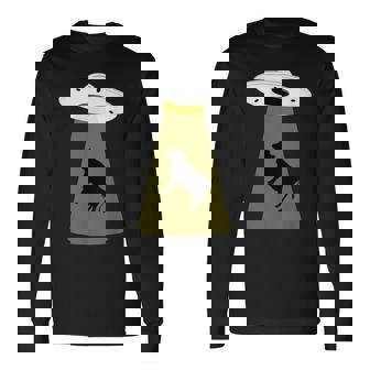 Ufo牛誘拐シャツ 長袖Tシャツ - Kawaiitshirt