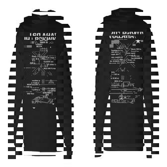 Uh-60 ブラックホーク 攻撃 ヘリコプター スペック ミリタリー ヘロ Uh60 長袖Tシャツ - Kawaiitshirt