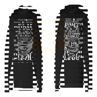 Un Beau Papa Barbu Cadeau Anniversaire Humour Fête Des Père T-shirt à manches longues - Cadeauxyz