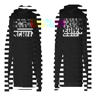 Unicorn Security Halloween Costume Long Sleeve T-Shirt | Seseable FR