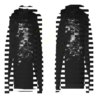 Unicornio Amante Dibujo Arte Animal Abstracto Camiseta de manga larga - Regaloses