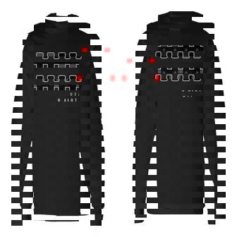 Up Up Down レトロゲームコンソールチートコード 長袖Tシャツ - Kawaiitshirt