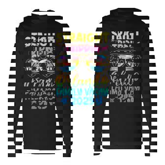 Vacaciones Familiares En Orlando 2025 Trippin Recto Camiseta de manga larga - Regaloses