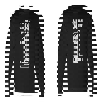 Vanサポーター番号 1番の大ファン 長袖Tシャツ - Kawaiitshirt