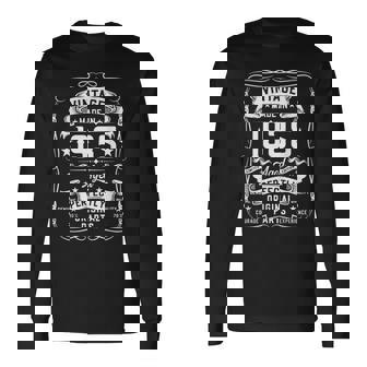 Vintage 1935 90 Years Old For 90Yr 90Th Birthday Long Sleeve T-Shirt - Thegiftio