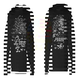 Vintage 1964 愛国的なイーグル、61歳の誕生日、アメリカ国旗 長袖Tシャツ - Kawaiitshirt