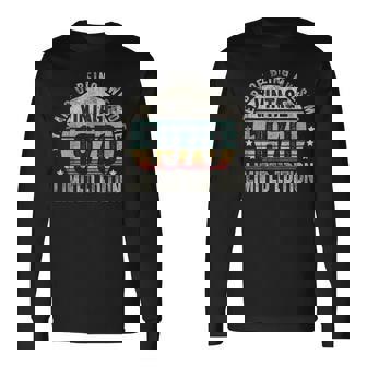 Vintage 1970 T For Retro 1970 Birthday 長袖Tシャツ - Kawaiitshirt