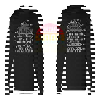 Vintage 2008 Limited Edition Legendary Awesome Epic 2008 長袖Tシャツ - Kawaiitshirt