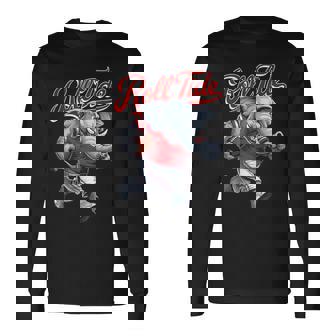 Vintage Alabama Last Name Personalized Classic Game Day Long Sleeve T-Shirt | Mazezy