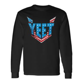 Vintage Yeet Apparel Saying Vintage Yeet Long Sleeve T-Shirt - Thegiftio UK