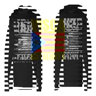 Visca Catalunya Bandera Barcelona Cataluña Camiseta de manga larga - Regaloses