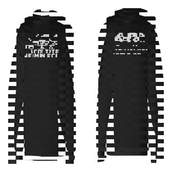 We Come In Piece レトロゲーム 90年代アーケードゲームピクセルアート 長袖Tシャツ - Kawaiitshirt