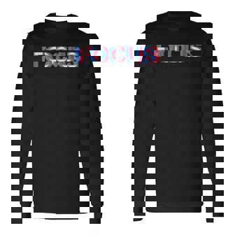 Weird Focus Crazy Optical Illusionシャツ 長袖Tシャツ - Kawaiitshirt