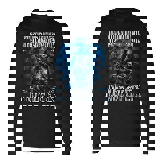 Whatever Daddy Wants Daddy Gets Alpha Wolf Meme Cringe Furry Long Sleeve T-Shirt | Seseable UK