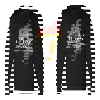 Whisky アイラ島のシングルモルトウイスキー 長袖Tシャツ - Kawaiitshirt