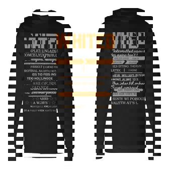 Whited Completely Unexplainable Notices Everything But Won’T Say It Name Long Sleeve T-Shirt | Seseable FR