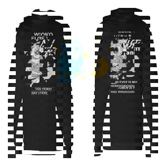 Willkommen Zur Nacht Arbeit Wo Jeder Tag Ein Monday Ist 長袖Tシャツ - Kawaiitshirt