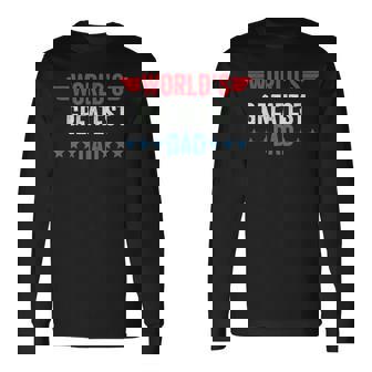 World's Greatest Dad 長袖Tシャツ - Kawaiitshirt