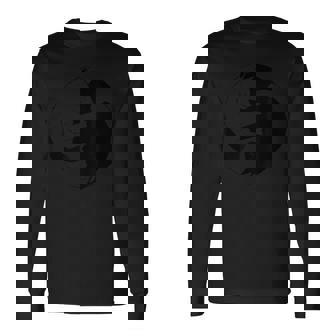 Ying Yang Cat Ying Yang Cat Japanese 長袖Tシャツ - Kawaiitshirt