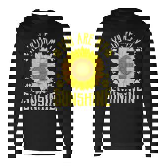 You Are Myunshine ひまわり 長袖Tシャツ - Kawaiitshirt