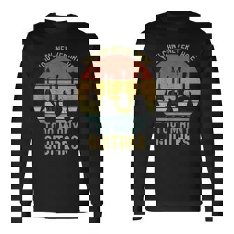 You Can Never Have Too Many Guitars シャツ ミュージック 面白い 長袖Tシャツ - Kawaiitshirt